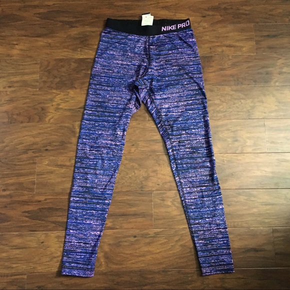 Nike Pro juniors size medium workout leggings - Picture 2 of 10